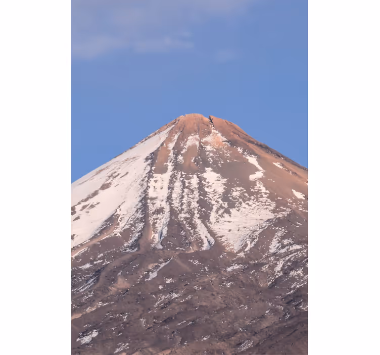 Living room blind teide mountain design - TenStickers
