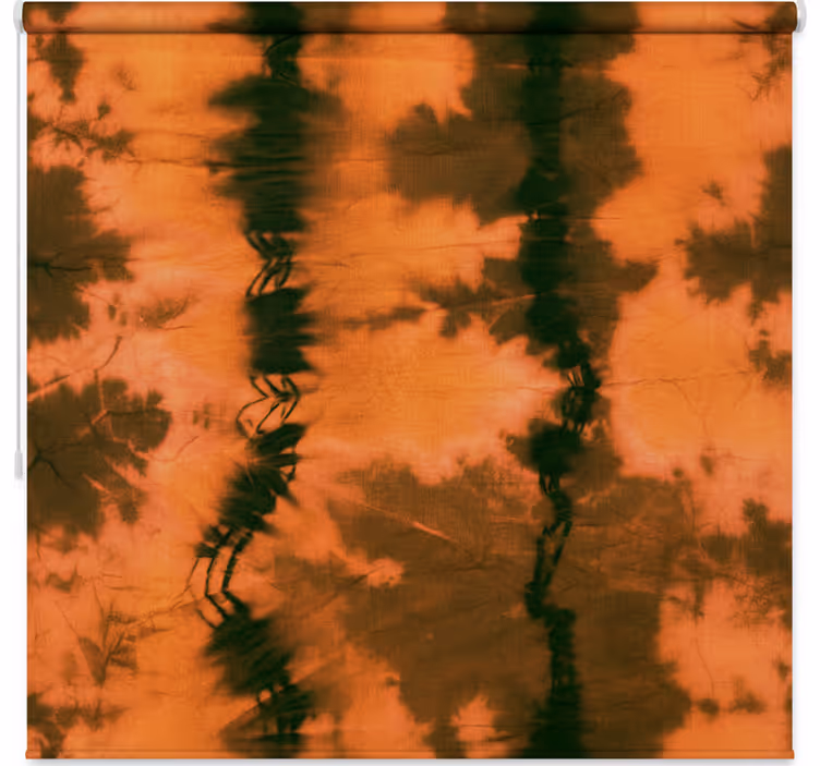 Brown and black tie dye blind bedroom - TenStickers