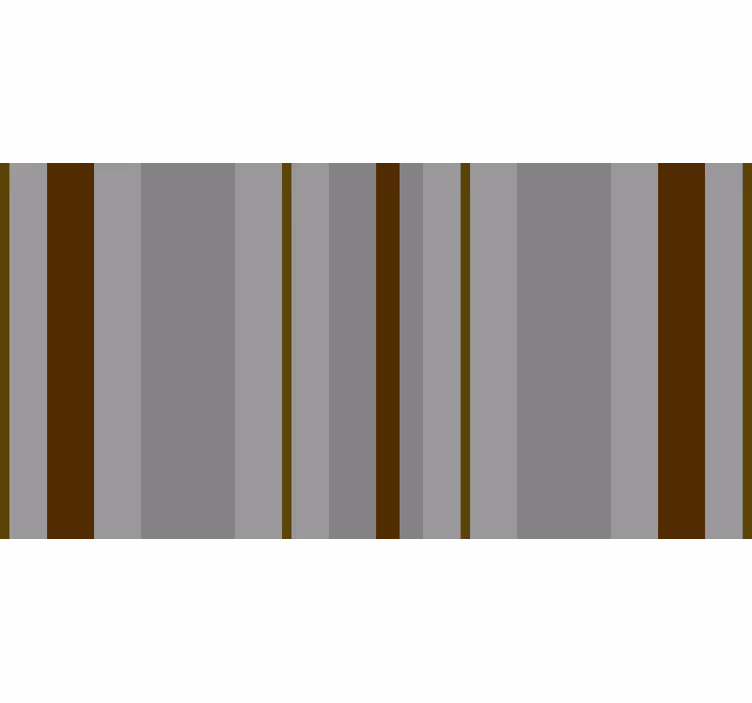 Blind bedroom gray and brown stripes - TenStickers