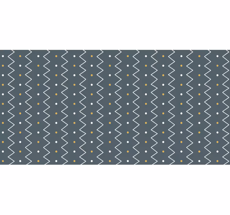 Blind bedroom with nordic geometric design - TenStickers