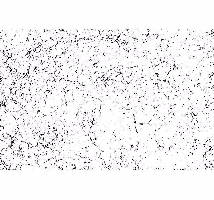 Blind bedroom white cracked concrete design - TenStickers