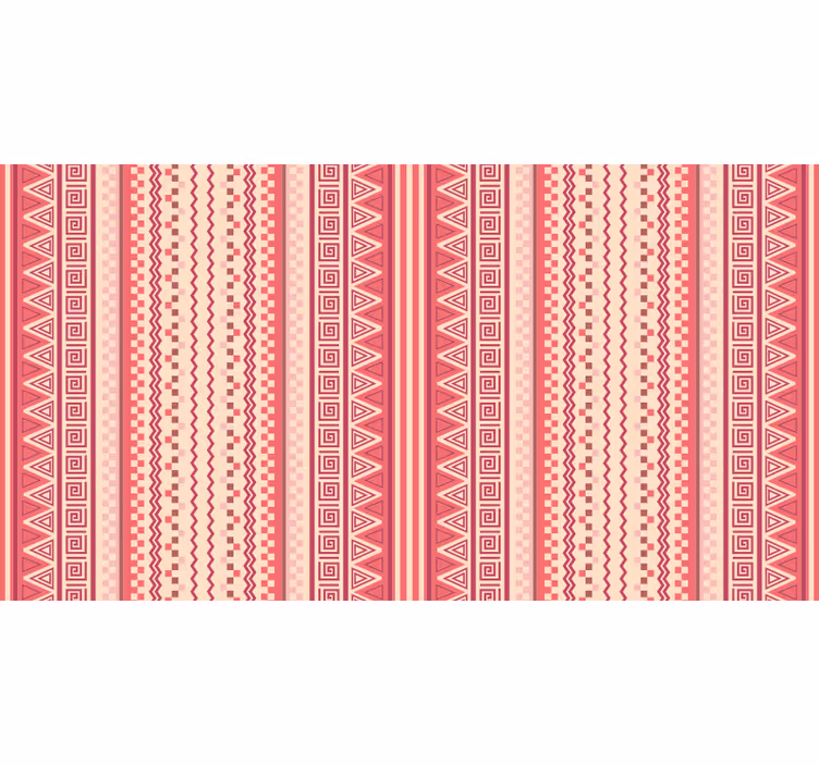Blind bedroom with classic red stripes - TenStickers