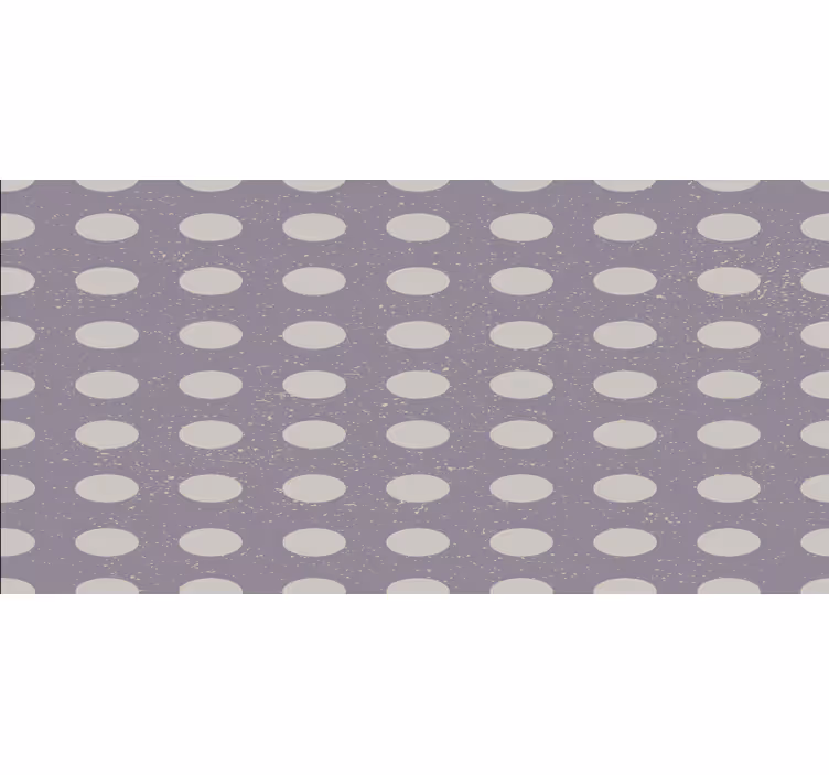 Blind bedroom in geometric gray and purple circles - TenStickers