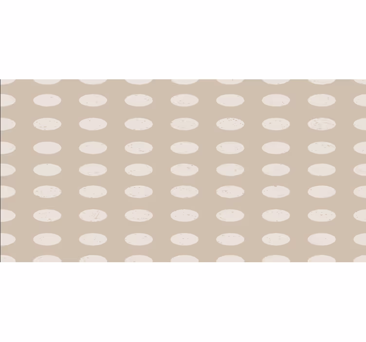 Blind bedroom geometric white circle design - TenStickers