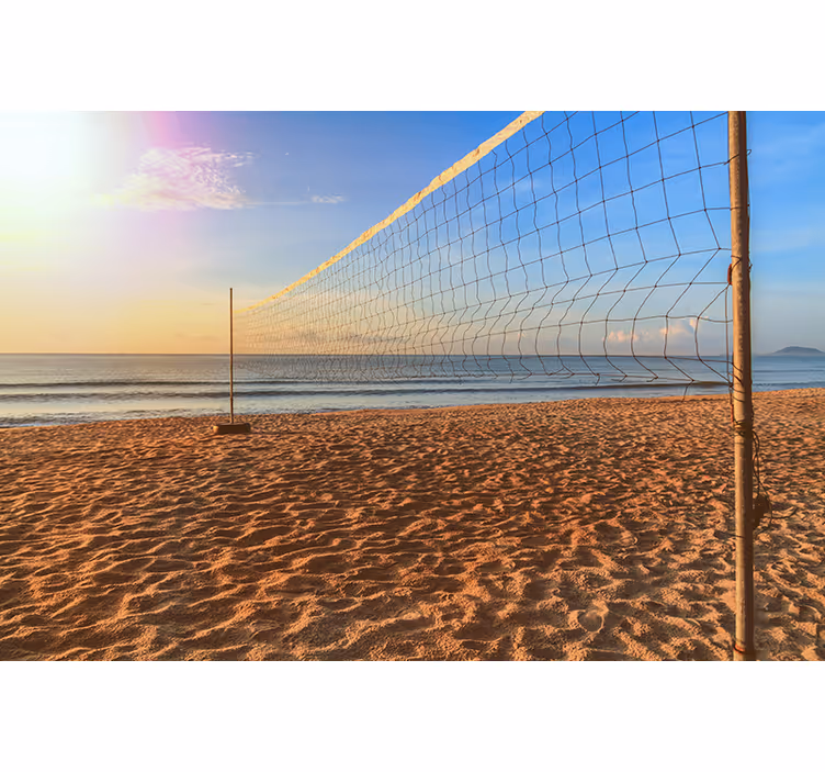 Blind bedroom red beach volleyball - TenStickers