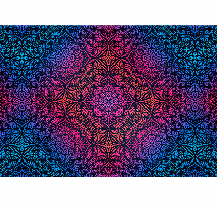 Blind bedroom bohemian mandala design - TenStickers