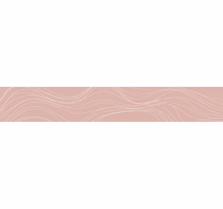 Blind bedroom terracotta waves - TenStickers
