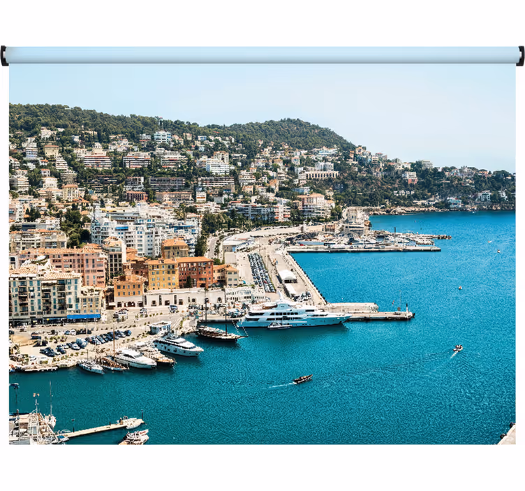 Blind bedroom overlooking the beautiful french riviera - TenStickers