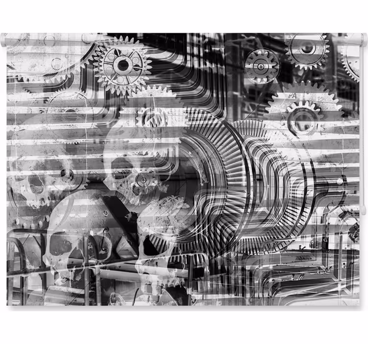 Blind bedroom industrial revolution - TenStickers