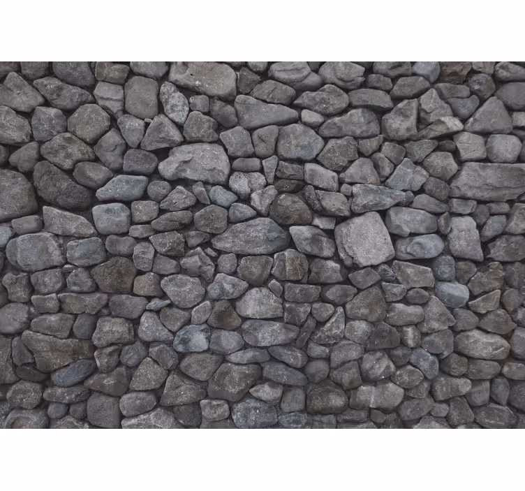 Blind bedroom raw large boulder design - TenStickers