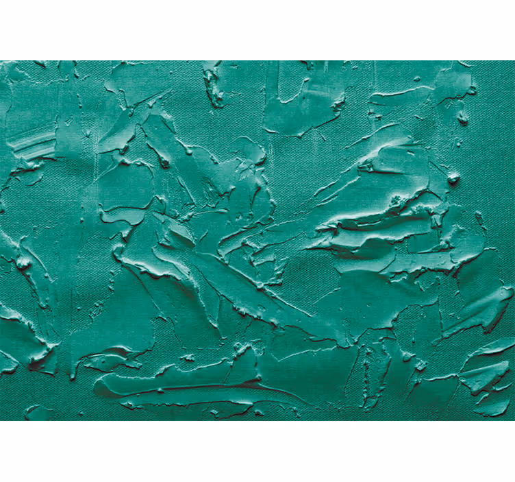 Blind bedroom scandinavian style abstract green art - TenStickers