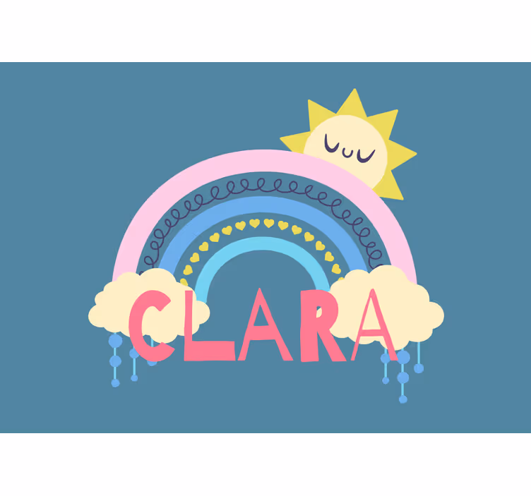 Blind children personalised rainbow - TenStickers