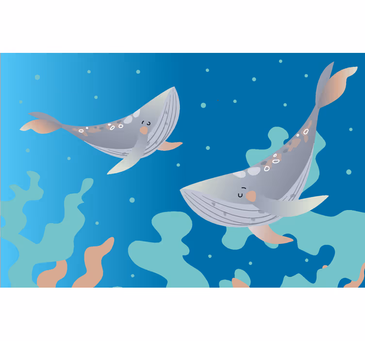 Blind children explore ocean creatures - TenStickers