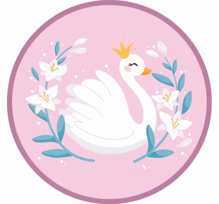 Blind children swan queen - TenStickers