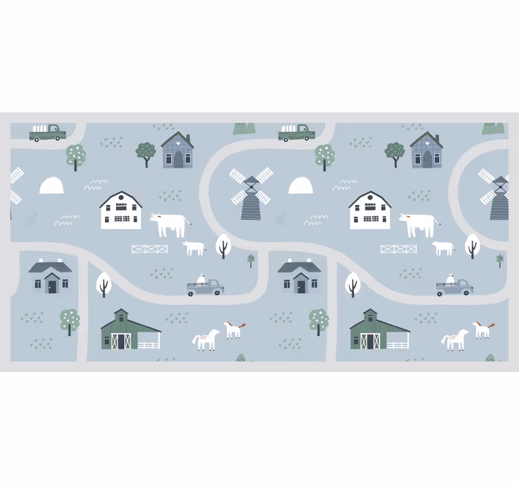 Blind children navigate urban pathways - TenStickers