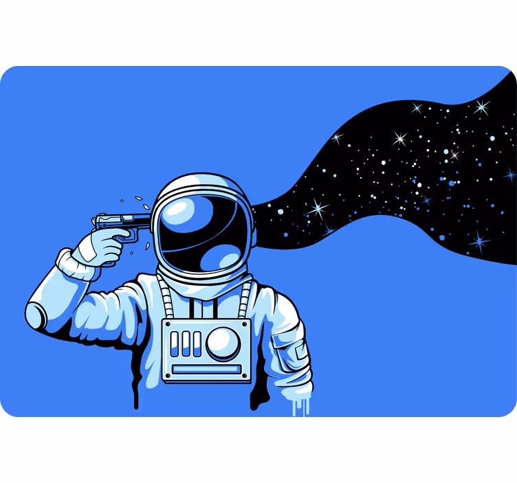 Blind children astronaut pressure blaster - TenStickers