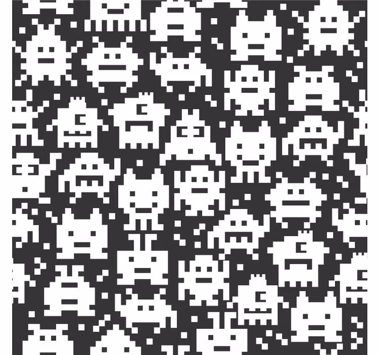 Blind children encounter video game monsters - TenStickers