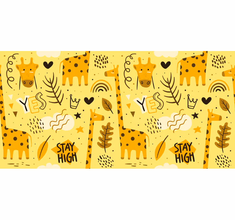 Blind children giraffes for sensory play - TenStickers