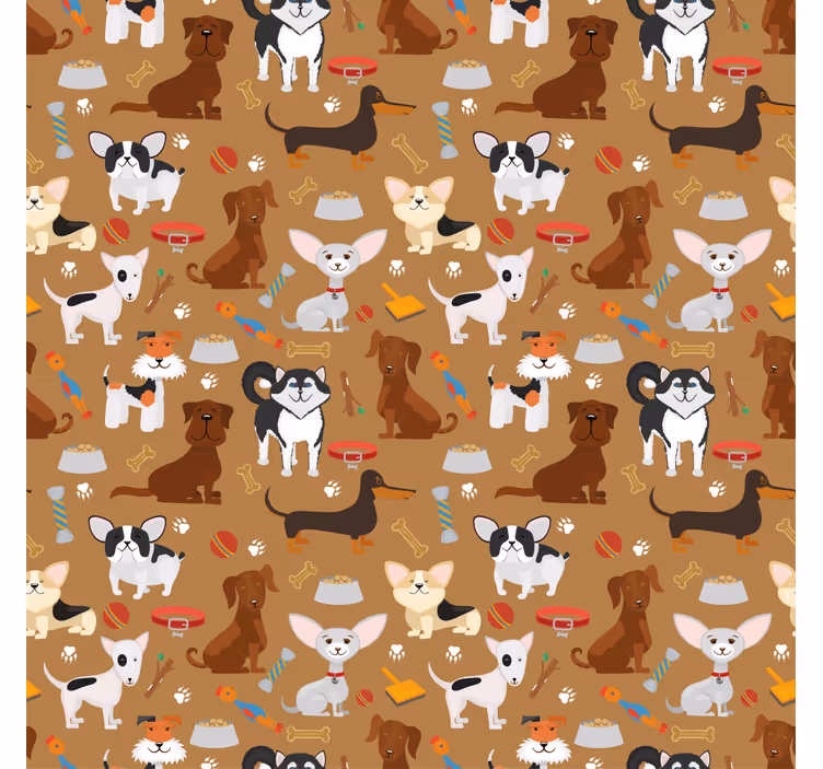 Blind children different cute dog patterns - TenStickers