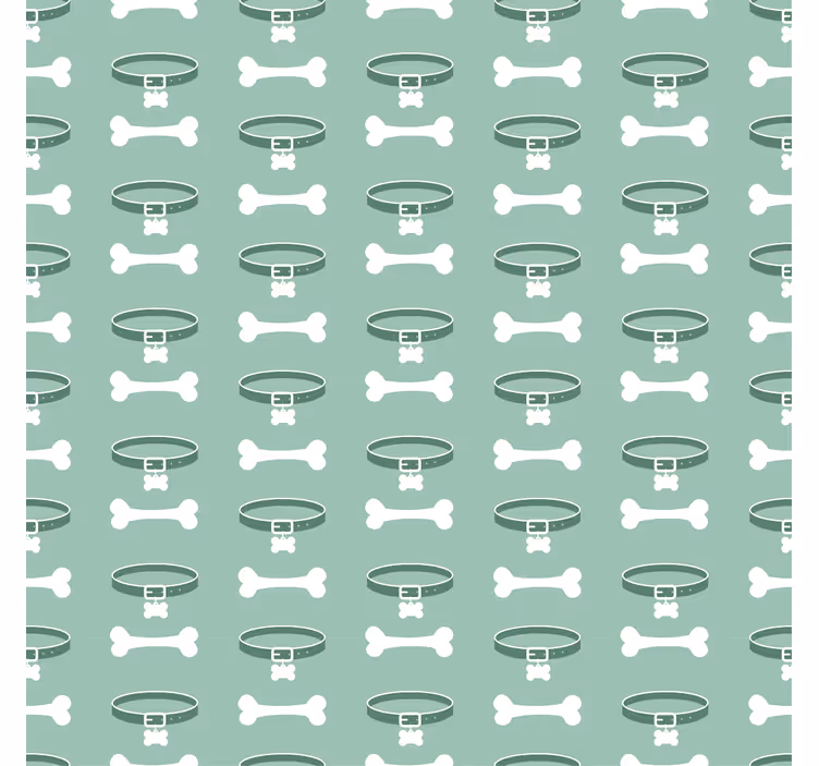 Blind children delight in a vibrant dog pattern - TenStickers