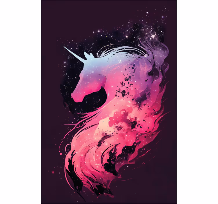 Blind children galaxy unicorn - TenStickers