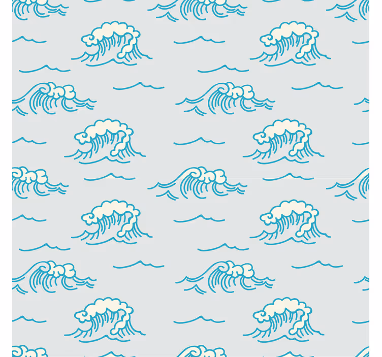 Blind children ocean wave - TenStickers