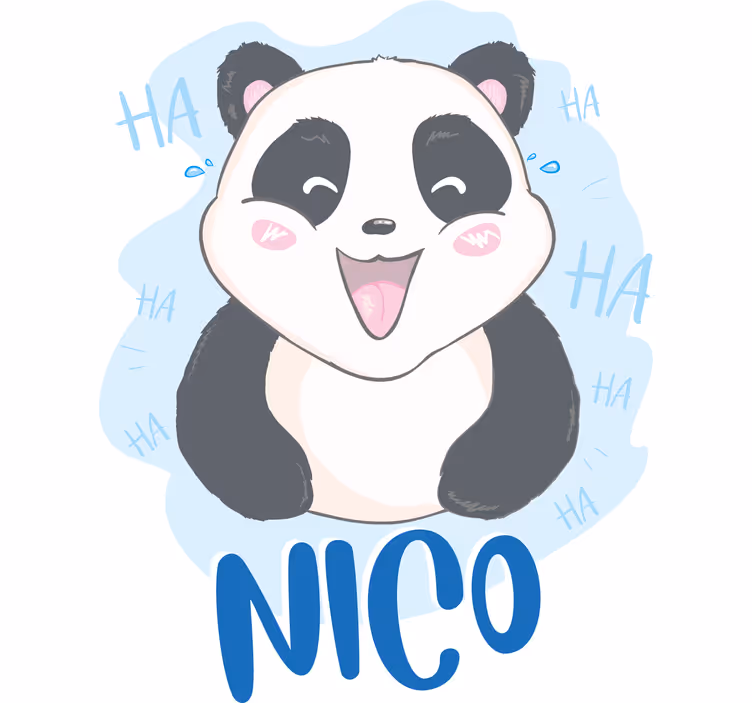 Blind children amazed by baby panda's name - TenStickers