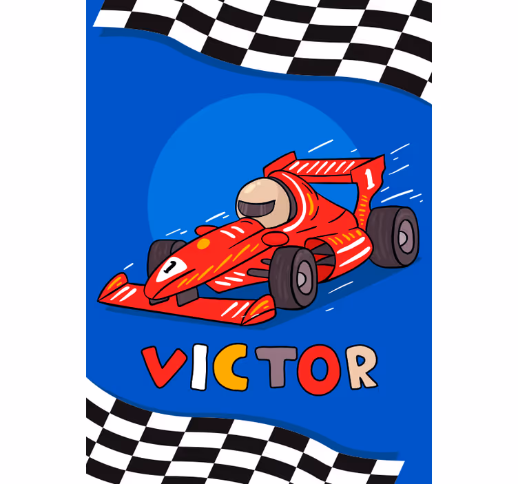 Blind children racing experience for kids - TenStickers