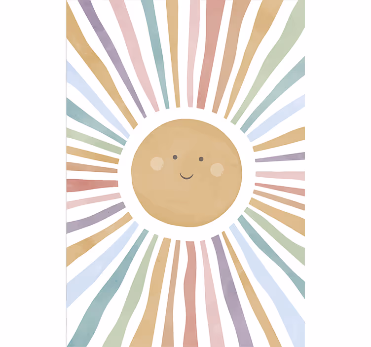 Blind children joyful sunshine - TenStickers