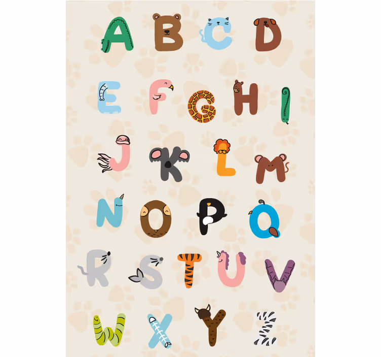 Blind children learn with an animal alphabet - TenStickers