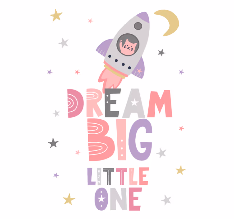 Blind children dream big, little one - TenStickers