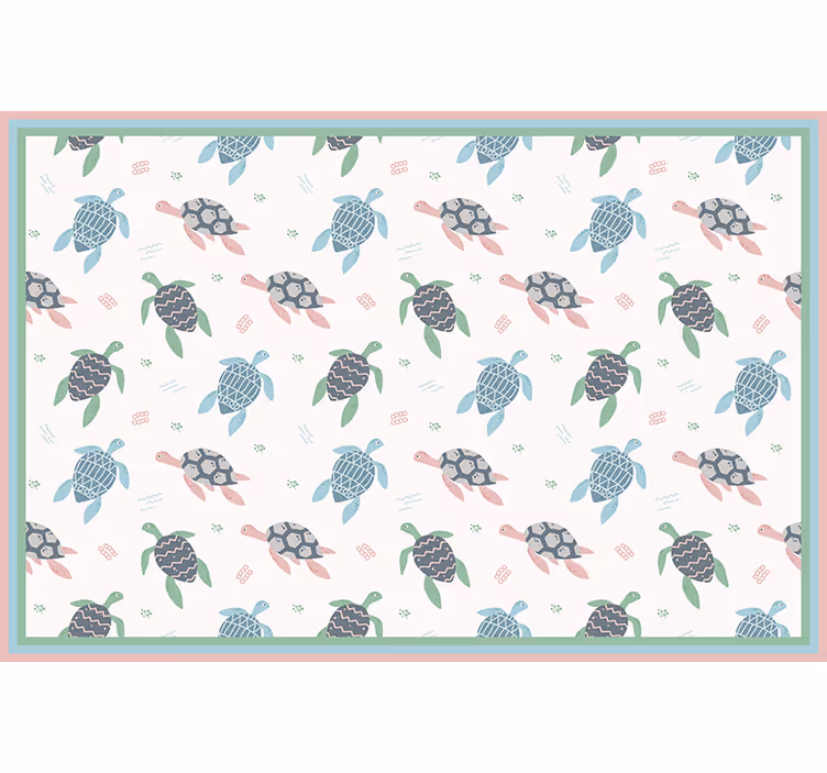 Blind children soft color turtles - TenStickers