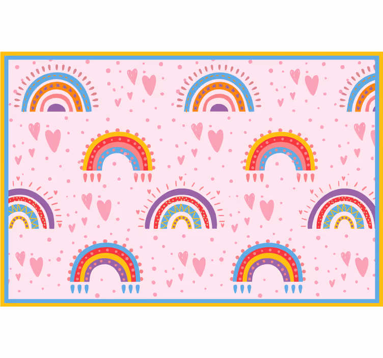 Blind children playful dots and vibrant rainbows - TenStickers
