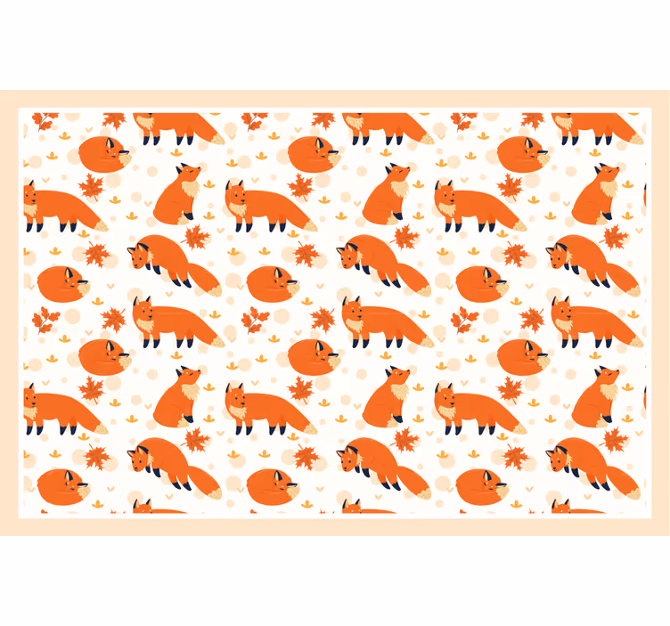 Blind children and lovely foxes - TenStickers