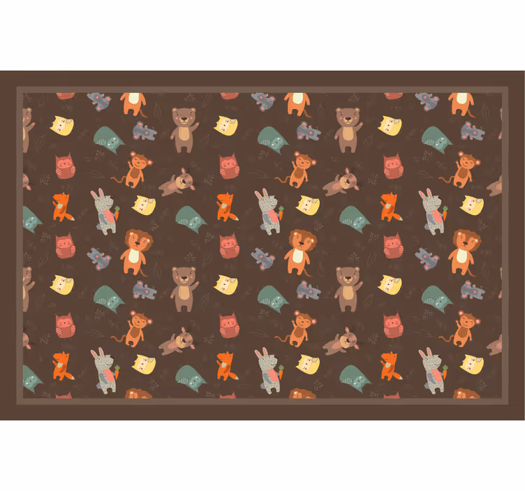 Blind children adoring cute wild animals and owls - TenStickers