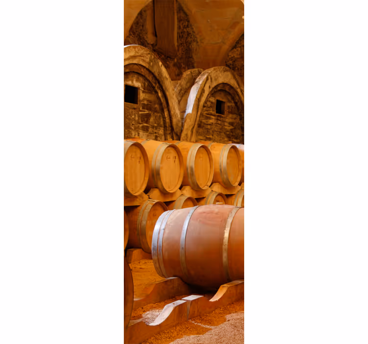 Kitchen roller blind decorative wine cellar - TenStickers