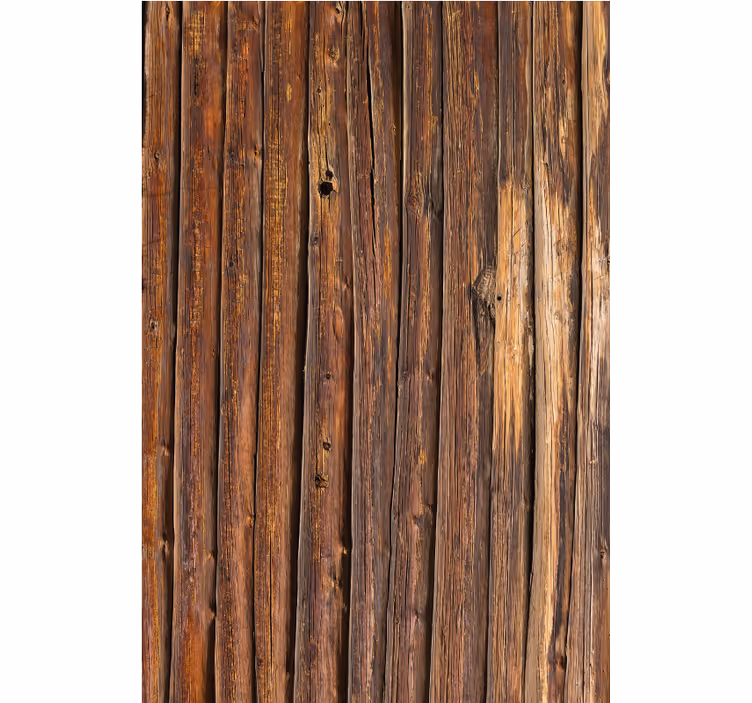 Kitchen roller blind old brown wooden crate - TenStickers