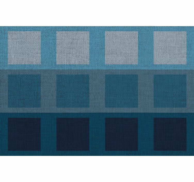 Blind blue modern blue pattern placemats - TenStickers