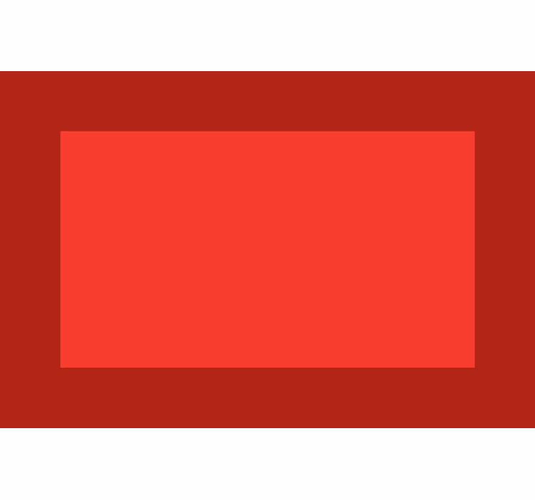 Red blind with dark red sides and lighter middle - TenStickers
