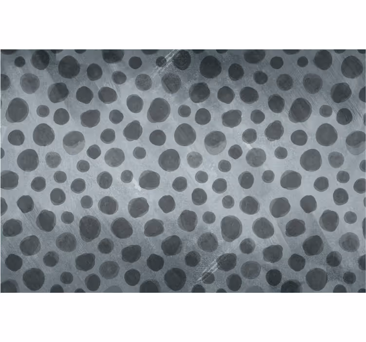 Black roller blind grey tones circles - TenStickers