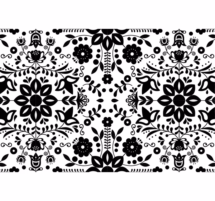Blind grey ethnic pattern - TenStickers