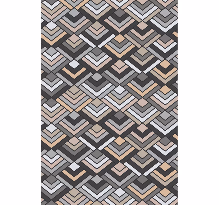 Outdoor blind with picasso style abstract design - TenStickers