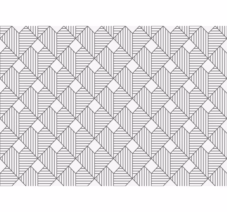 Outdoor blind with white regular shape pattern - TenStickers