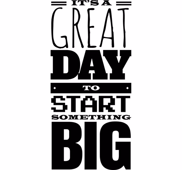 Roller blind office a great day to start big - TenStickers