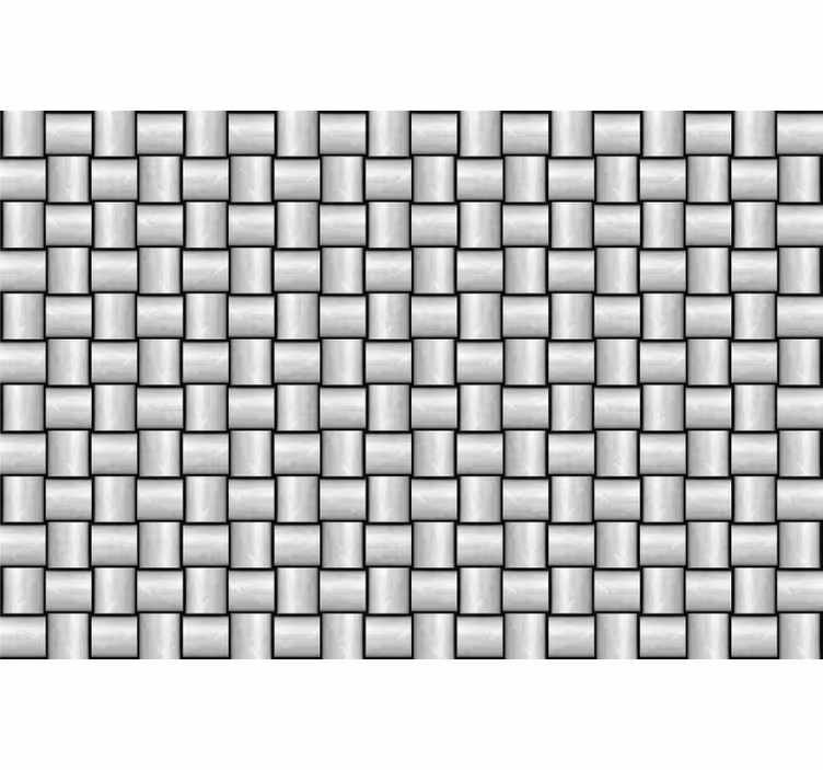 Roller blind office wooden planks white gap texture - TenStickers