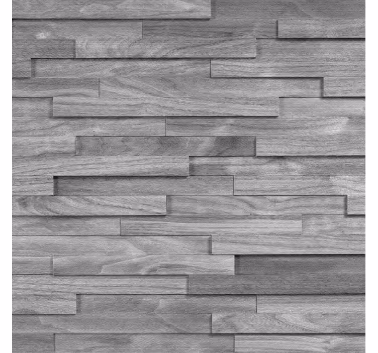 Roller blind office big wooden planks design - TenStickers