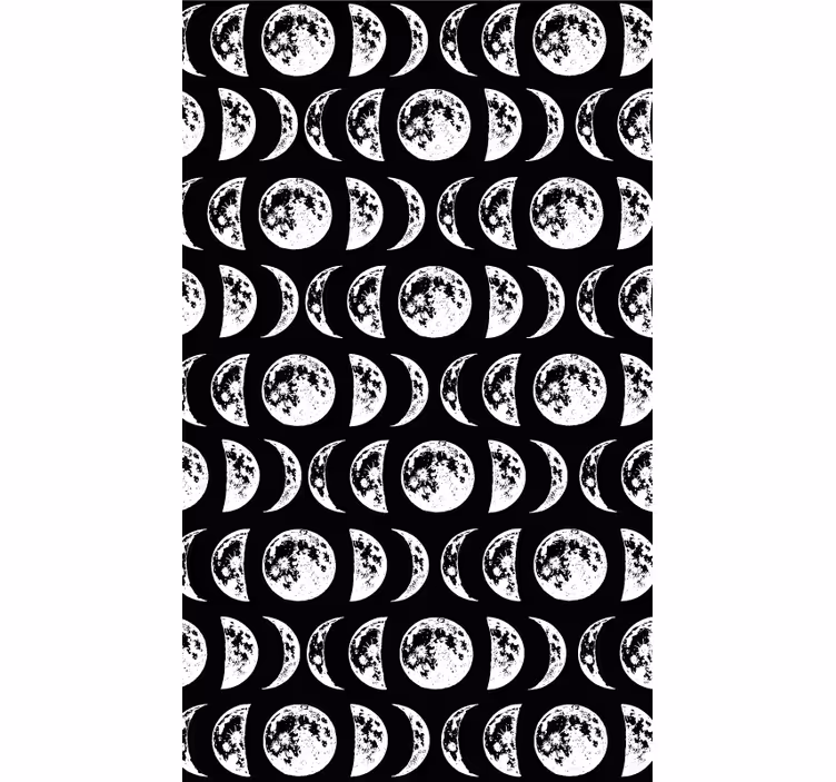 Roller blind office moon phases - TenStickers