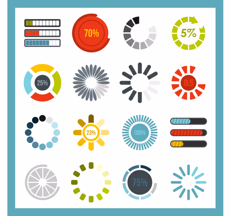 Roller blind office loading signs - TenStickers
