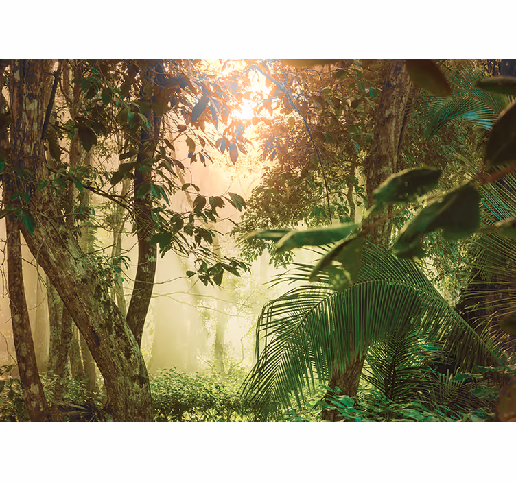 Blind bedroom amazonian lifestyle decor - TenStickers