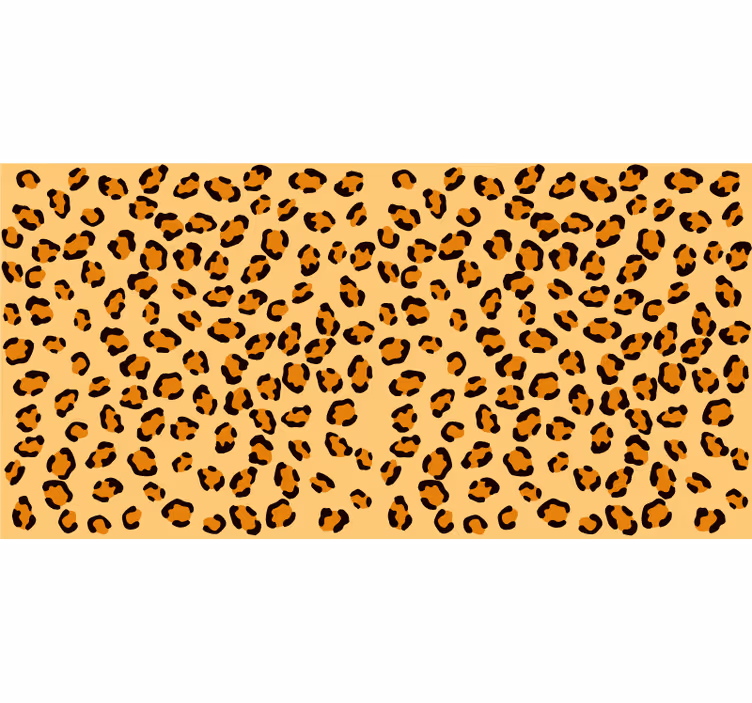 Cheetah print blind bedroom - TenStickers